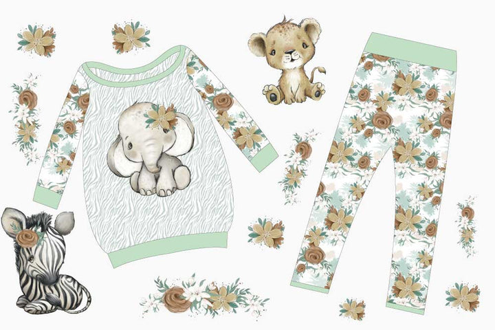 Ballonkleid-Set – African Babies