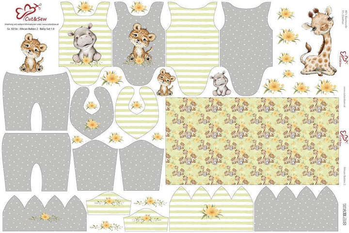 Baby Set – African Babies 2 - Cut&Sew