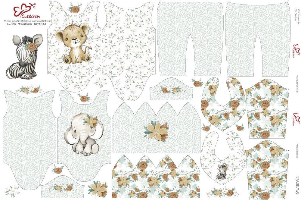 Nähset African Babies