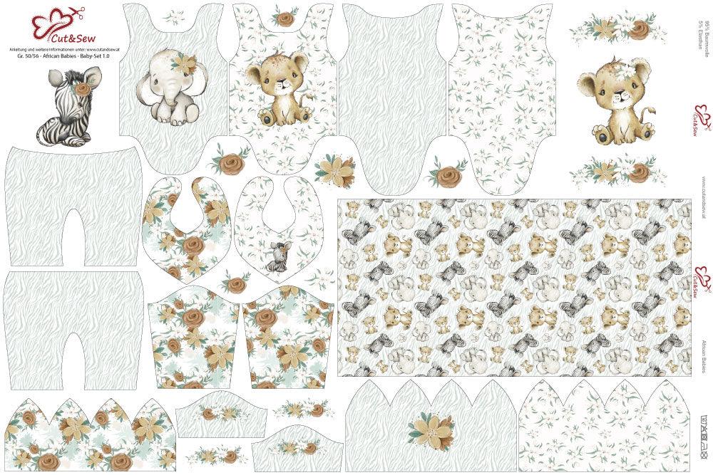 Nähset African Babies