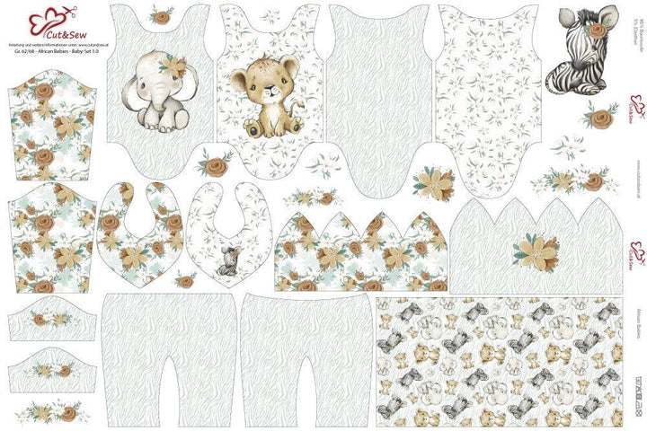 Nähset African Babies