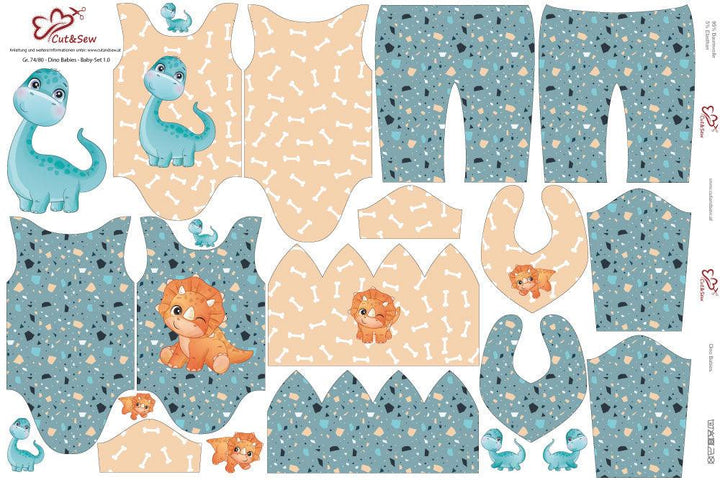 Baby Set – Dino Babies - Cut&Sew