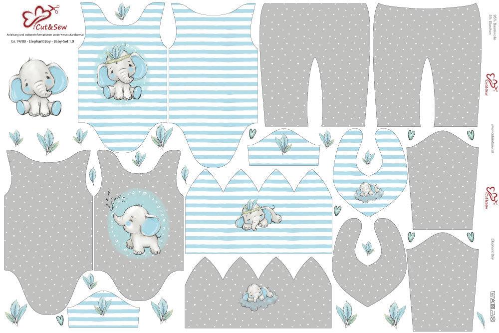 Baby Set – Elephant Boy - Cut&Sew