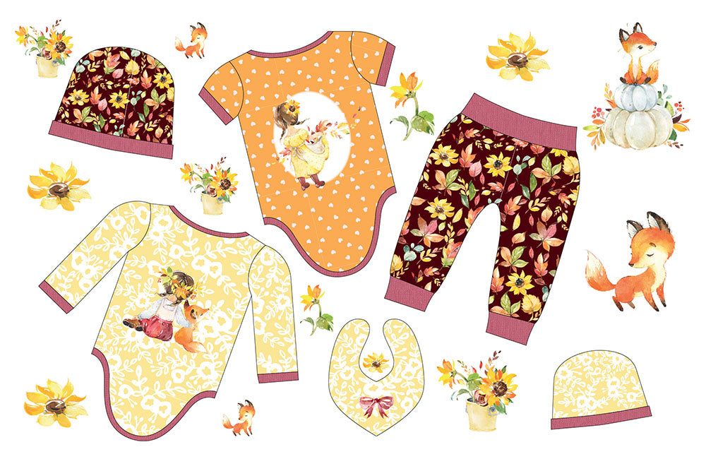 Nähset Fertiges Set Autumn Girls