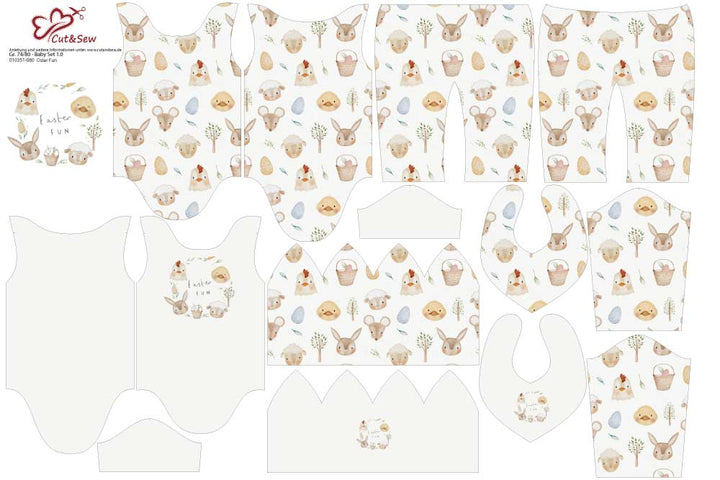 Baby Set - Oster Fun - Cut&Sew