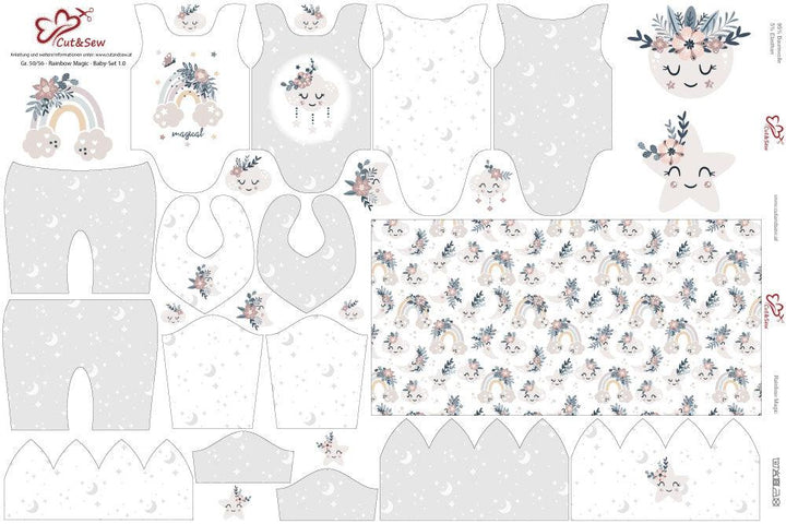 Baby Set – Rainbow Magic - Cut&Sew