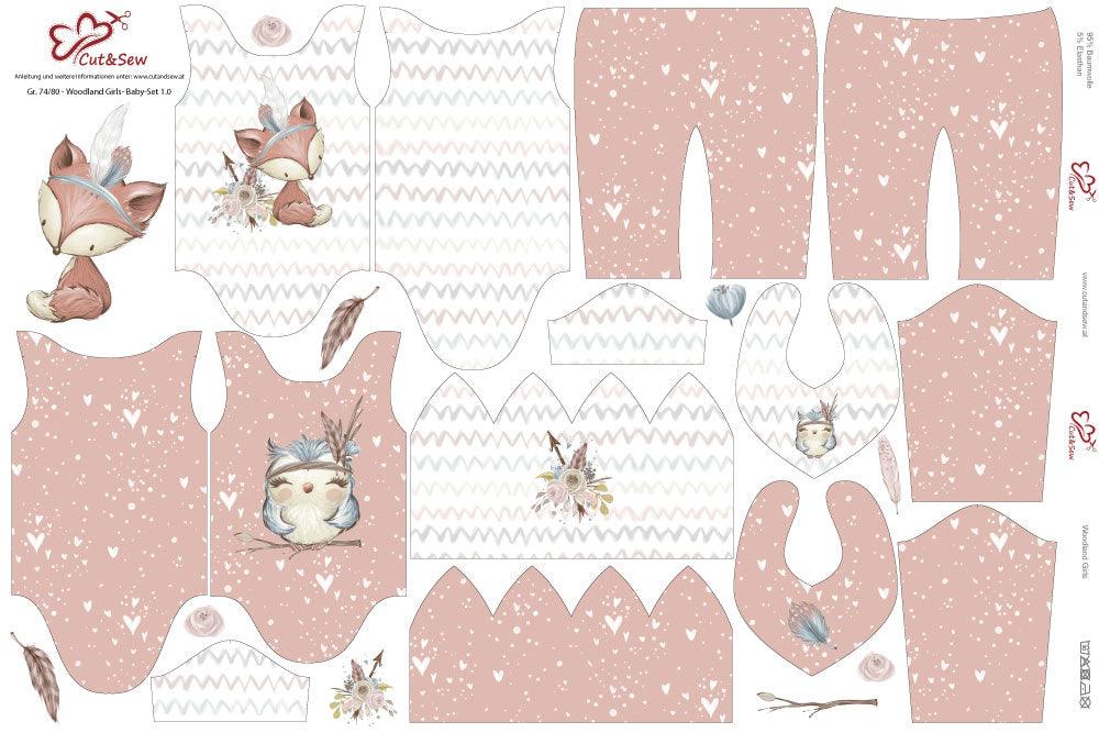 Baby Set – Woodland Girls - Cut&Sew