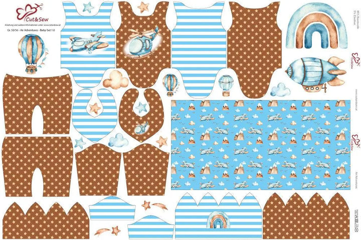 Baby Set – Air Adventures - Cut&Sew