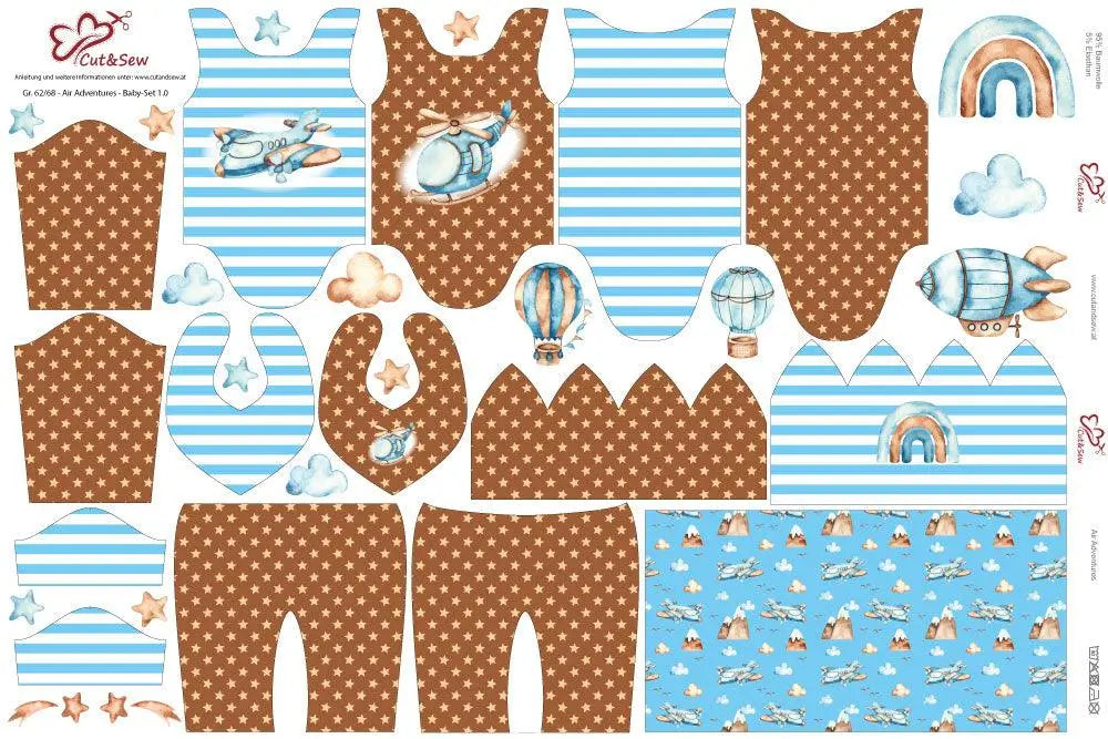 Baby Set – Air Adventures - Cut&Sew