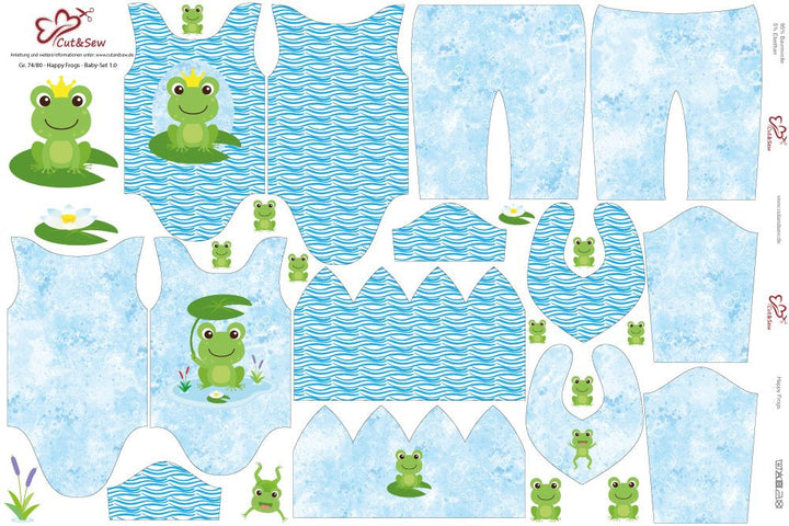 Baby Set – Happy Frog - Cut&Sew