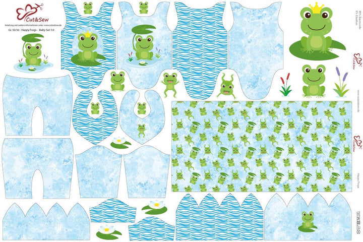 Baby Set – Happy Frog - Cut&Sew