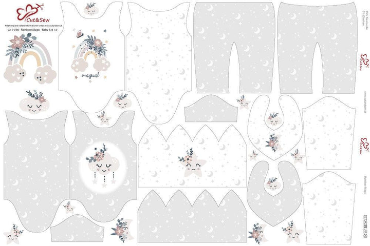 Baby Set – Rainbow Magic - Cut&Sew
