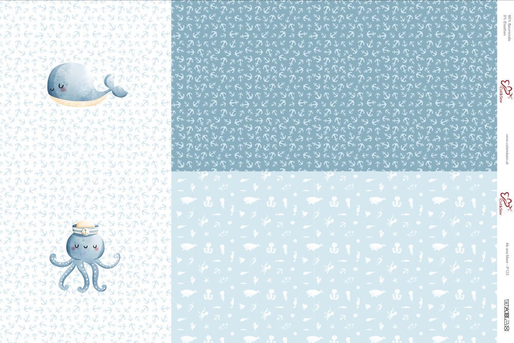 Panel – Ab ans Meer– P-123 - Cut&Sew