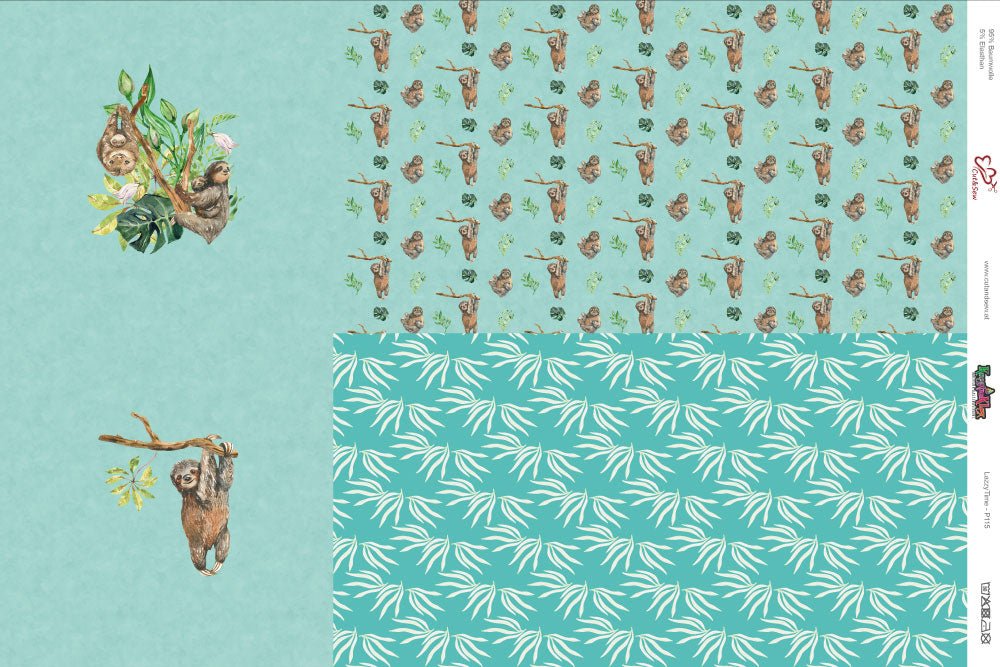 Panel – Lazzy Time – P-115 - Cut&Sew