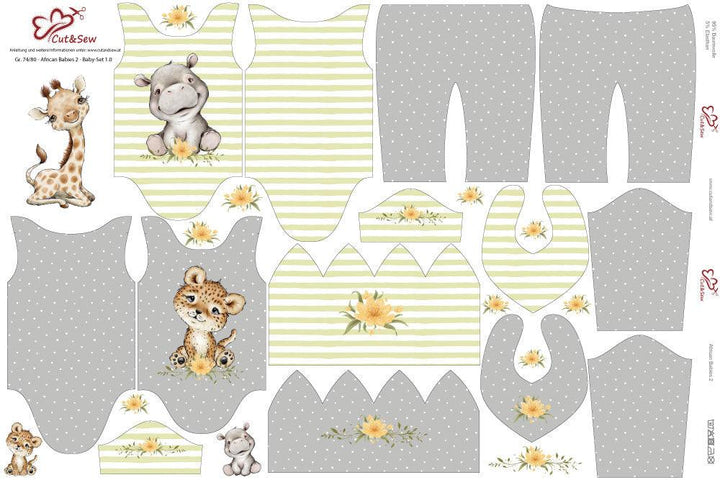 Baby Set – African Babies 2 - Cut&amp;Sew