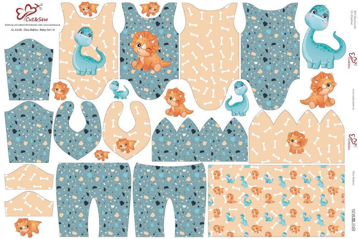 Baby Set – Dino Babies - Cut&amp;Sew