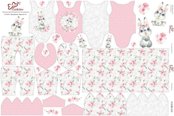 Baby Set – Spring Bunny - Cut&amp;Sew