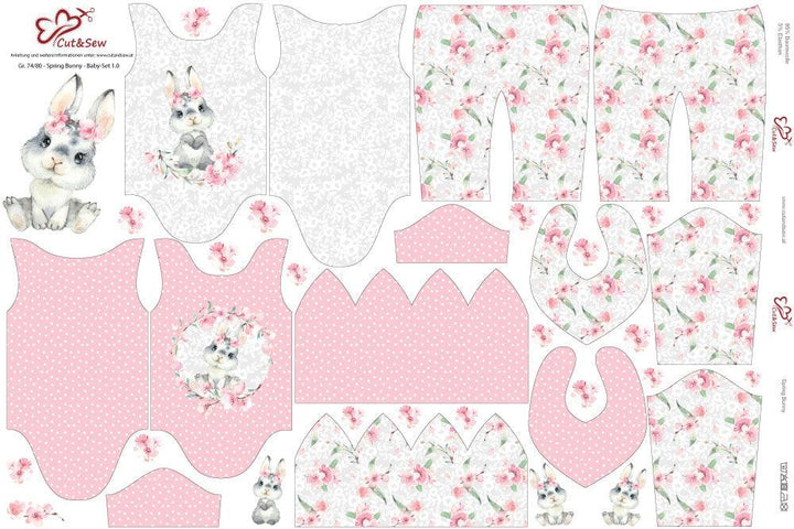 Baby Set – Spring Bunny - Cut&amp;Sew