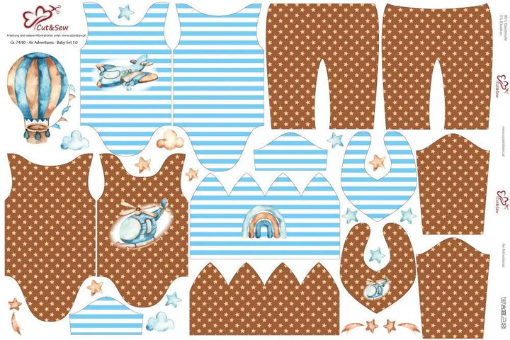 Baby Set – Air Adventures - Cut&amp;Sew