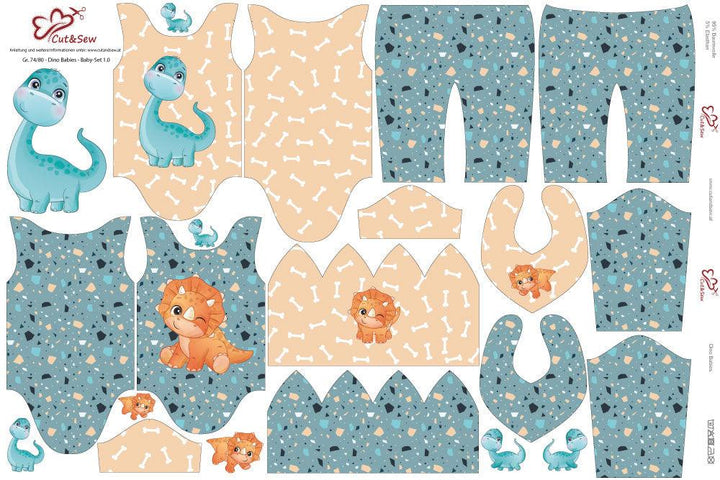Baby Set – Dino Babies - Cut&Sew