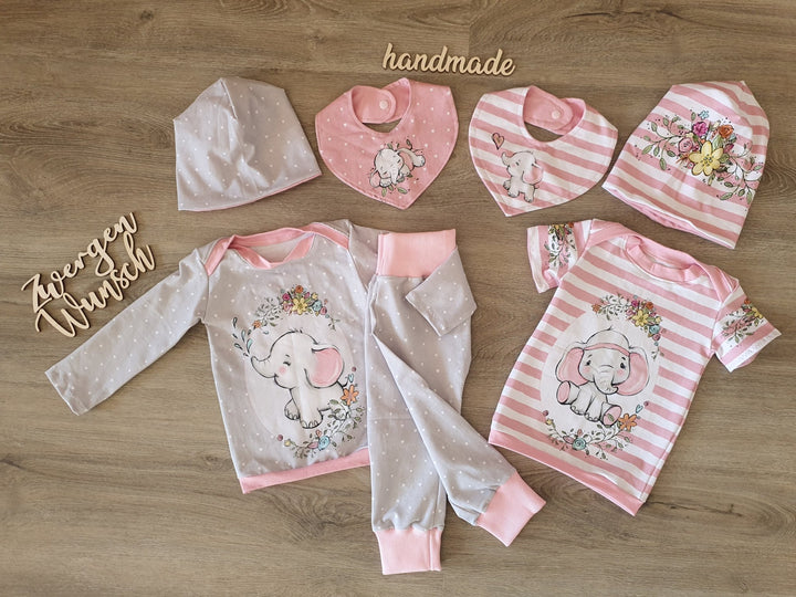 Baby Set – Elephant Girl - Cut&Sew