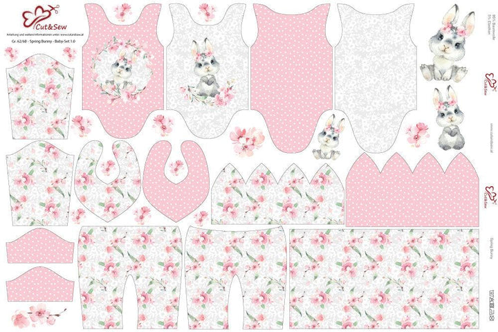 Baby Set – Spring Bunny - Cut&amp;Sew