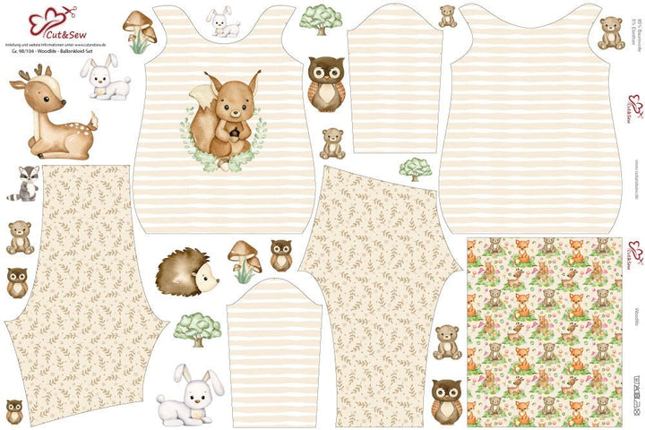 Ballonkleid-Set – Woodlife - Cut&amp;Sew