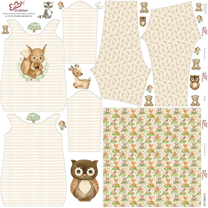 Ballonkleid-Set – Woodlife - Cut&amp;Sew