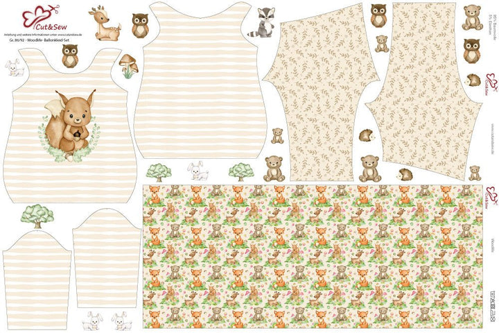 Ballonkleid-Set – Woodlife - Cut&amp;Sew